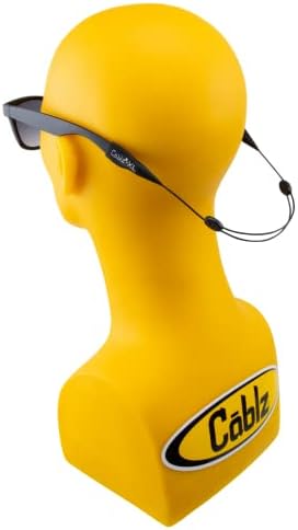 Cablz Monoz מתכוונן שומר משקפיים | קו דמוי מונופילמנט, מתכוונן, רצועת משקפי המשקפיים מחוץ לצוואר,